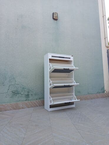 галошница в прихожую: Новый, Распашной, 4 двери Прямой шкаф, Шкаф в прихожей, Азербайджан — 5