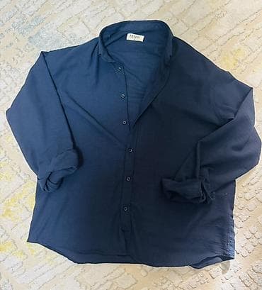 stringer alt paltarı: Tünd göy rəngli uzunqollu köynək - Brend: DAYIN (etiketdə göstərilib) — 3