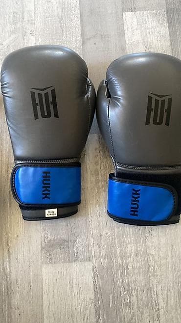 Əlcəklər: Muay Thai/ boks üçün tam dəst - Qalxanlı döyüş şortu: qara rəng, ön — 2