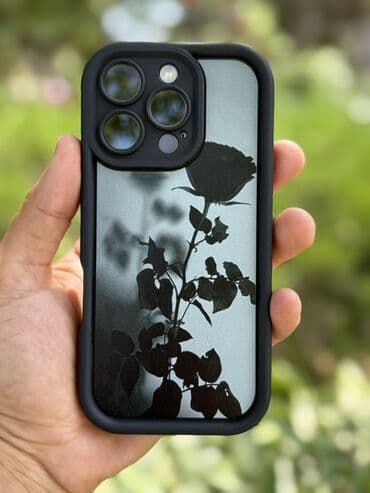 чехол iphone силикон: Müxtəlif iPhone modelləri üçün çiçək naxışlı, şəffaf keys. Bu keys — 23