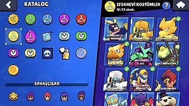 Brawl Stars hesabı – yüksək trofeyli və zəngin kontentli - Kupa yolu — 2