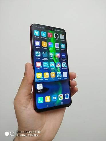 iphone 6 64 g: Honor 8X, 64 GB, rəng - Qırmızı, Barmaq izi — 3