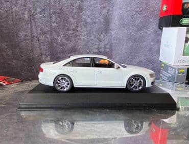 10 qepik: Коллекционная модель AUDI A8 D4 white 2010 Kyosho Scale 1:43 Art. — 17