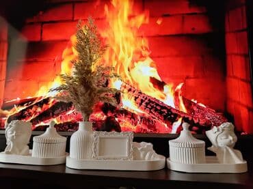 kəpənəklər: Fiqur, Gips, rəng - Ağ — 31