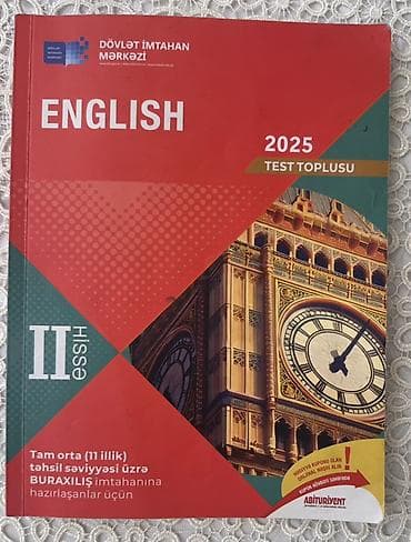 İngilis dili Testlər 11-ci sinif, DİM, 2-ci hissə, 2024 il