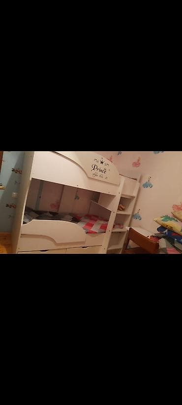 Oğlan və qız üçün, İşlənmiş, Çarpayı, Matras ilə, Siyirməli