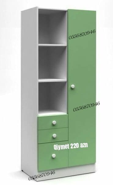 ev qapılar: Yeni, Açılan, 2 qapılı Düz dolab, Qarderob, paltar dolabı, Azərbaycan — 8