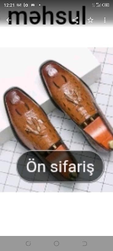 Ölçü: 42, rəng - Qəhvəyi, Yeni