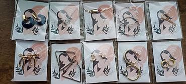 Zərgərlik əşyaları: Qadın aksesuarları seti – müxtəlif sırğalar və boyunbağılar Məhsul — 2