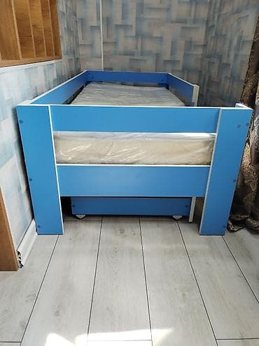 bedroom: Oğlan və qız üçün, İşlənmiş, Çarpayı, Bazasız, Matras ilə, Siyirməli — 2