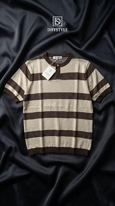 köynekler: Brunello Cucinelli kişi trikotaj köynəyi – Diffstyle - Model — 2