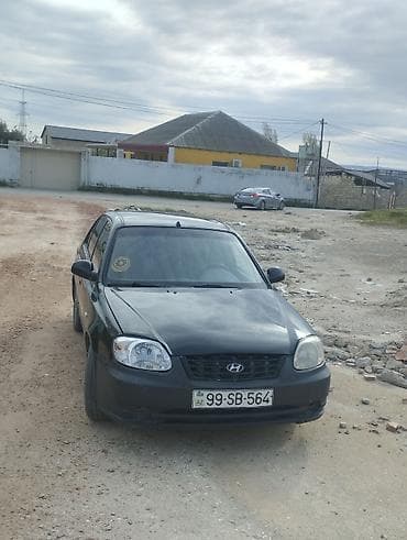 hyundai accent 2007: Hyundai Accent sedan – qara rəng Texniki xüsusiyyətlər və təchizat: - — 8