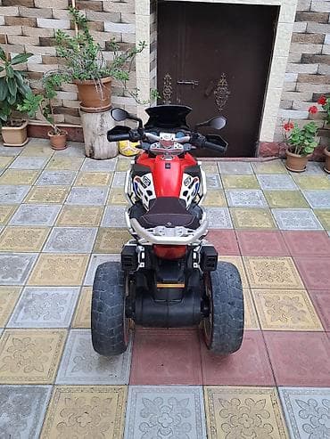 usaq geyim: Uşaq üçün elektrikli üçtəkərli motosiklet (adventure tərzi) - Korpus — 7