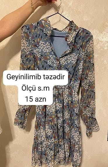 10 sabo: Qadın geyimləri – müxtəlif modellər və ölçülər 1) Qara xırda nöqtəli — 5