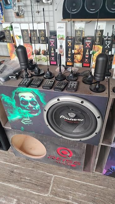 telefon tərtər: Maşın üçün audio avadanlıqları – Pioneer/ Kenwood subwooferlər və — 8