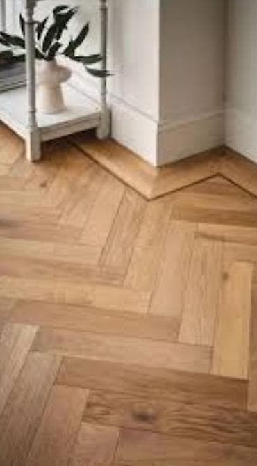 balta: Balıqlar Sümüklü (Herringbone) Dizayn Laminat/Parket Döşəmə - Təbii — 4