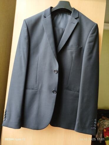 прокат мужских костюмов в баку: Kişi kostumu.qara rəngdə 52razmer şalvar.jilet.pəncək. bir dəfə toya — 2