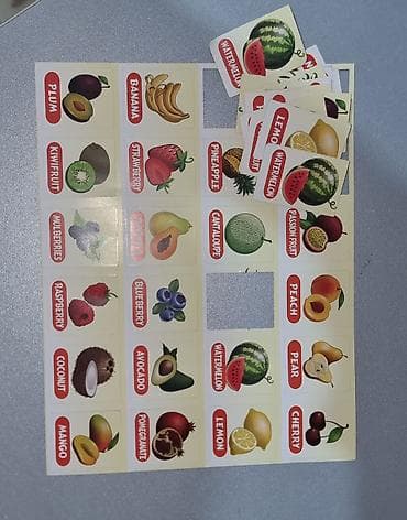 idman kaskı: Məhsul: “Who Is It?” – Meyvələr mövzusunda sual-cavab stolüstü oyun — 6