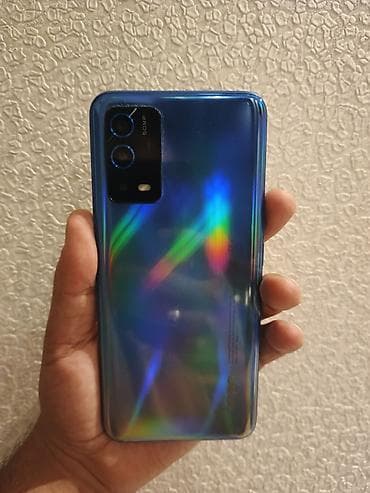 philips xenium e570: Oppo A55 5G, 128 GB, rəng - Mavi, Barmaq izi — 1