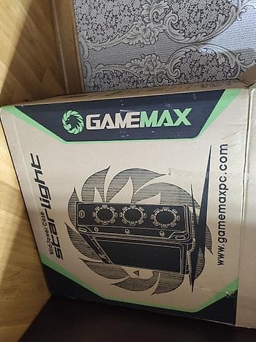 islenmis notbuklar: Gamemmax Starlight ATX 4 rgb-f fanli Keys saz veziyyetdedir, qutusu — 7