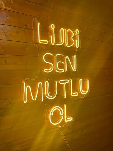 hər nov reklam işləri: İstənilən formada neon reklamların hazırlanması. Zəmanət, limitsiz — 5