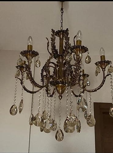 cilcıraqlar: Çılçıraq, 10 və daha çox lampa, Xrustal — 1