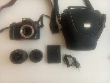 Sony Alpha A77 DSLR fotoaparat dəsti Dəstə daxildir: - Sony Alpha A77