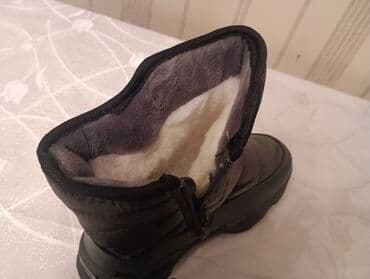 Uşaq qış çəkmələri - Rəng: boz/qartal tonlarında, yan hissədə iri — 4