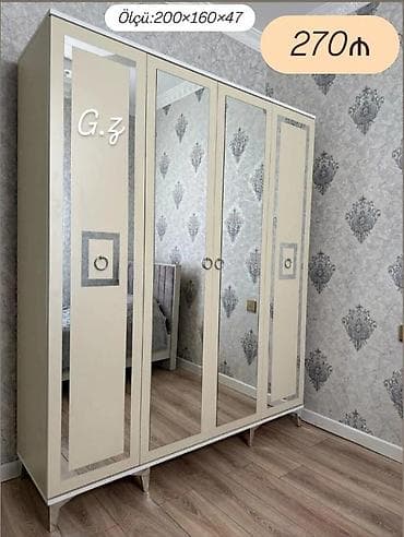 Açılan, 4 qapılı Düz dolab, Qarderob, paltar dolabı lalafo.az -da Açılan, 4 qapılı Düz dolab, Qarderob, paltar dolabı