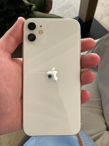 IPhone 11, 128 GB, Ağ, Barmaq izi, Face ID