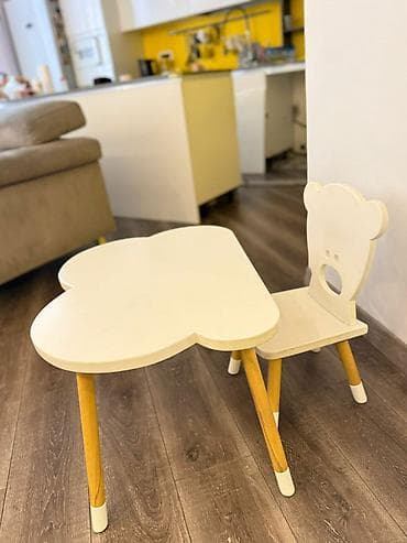 demir stol stul: Oğlan və qız üçün, İşlənmiş, Stullar ilə — 1