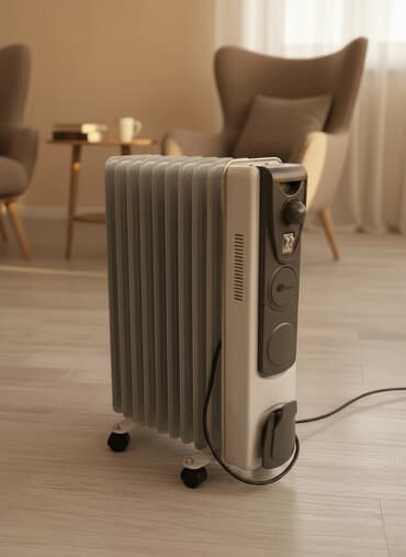 Yağ tipli elektrik radiatoru - 9 bölməli yağlı radiator (elektriklə lalafo.az -da Yağ tipli elektrik radiatoru - 9 bölməli yağlı radiator (elektriklə