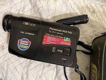 mini dv kamera: Panasonic NV-RX10EN Slim Palmcorder – VHS-C videokamera islekdi. 20ile — 2