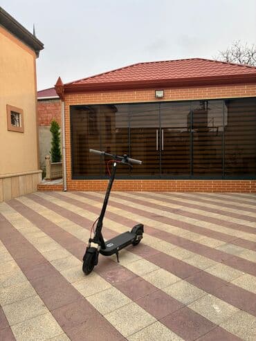 Elektrik skuter – “PRO” seriyası - Rəng: qara - Geniş, teksturalı