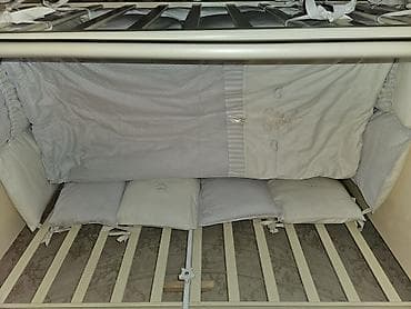 beshik: Oğlan və qız üçün, Dördbucaq, Beşik, Dəst ilə, Yellənmə mexanizmsiz — 1