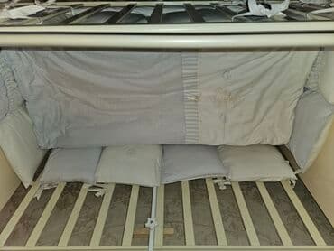 Oğlan və qız üçün, İşlənmiş, Dördbucaq, Beşik, Dəst ilə, Matras ilə, Yellənmə mexanizm ilə