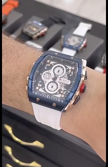 mini çanta: Qol saatı, Curren, rəng - Göy — 5