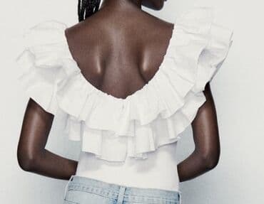 ağ çanta: Zara body bluz tezedir geyilmeyib 
L razmerdir — 4