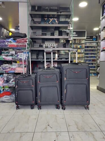 təkərli camadan: Yuksek keyfiyyetli parca camadanlar.Ammortizasiyali tekerlerle — 1