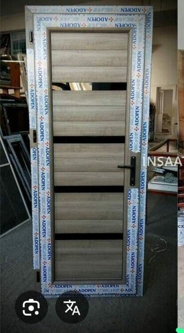 Darvazalar və aksesuarlar: Plastik qapı pencere sifarişi Qalın demirle ve keyfiyyetli — 1