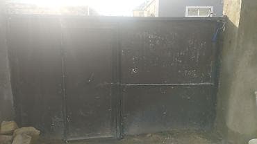 ev giris qapilari: Dəmir Həyət darvazası, Yana açılan, Mexaniki, Qapı ilə, rəng - Qəhvəyi, Kredit yoxdur — 2