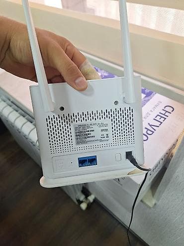 Telrad CPE12102-SJ 4G Wi‑Fi router Xüsusiyyətlər: - 4G LTE CPE – SIM