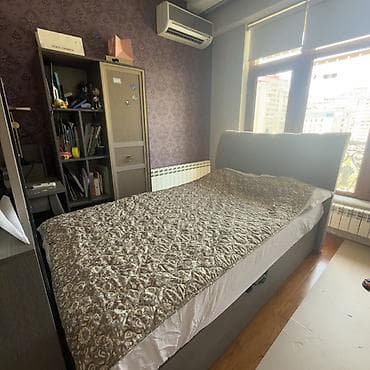 sunger: Yataq otağı mebel dəsti - 1 nəfərlik yumşaq süngər başlıqlı çarpayı – — 4