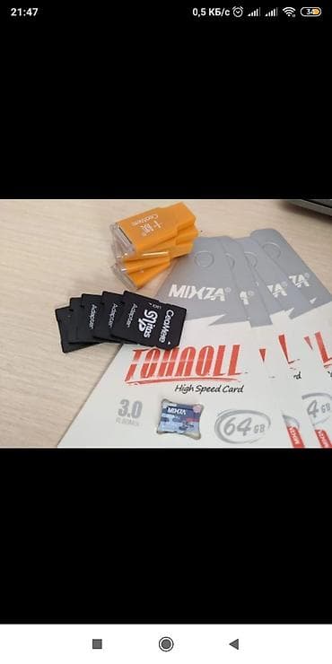 mini 96 android box: Keyfiyyətli yaddaş kartı MİXZA 64GB — 6