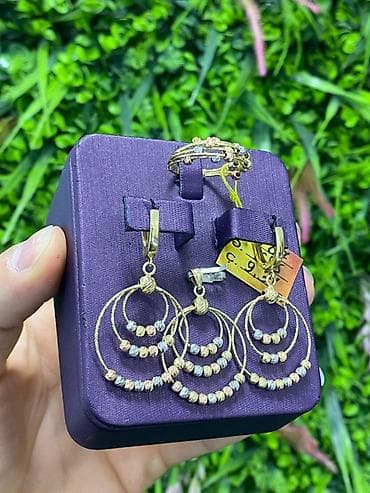 halqa sırqa: Dəstə daxildir: Üzük, Bilərzik, Cartier, Sarı qızıl, 585 Əyar, 3 g — 7