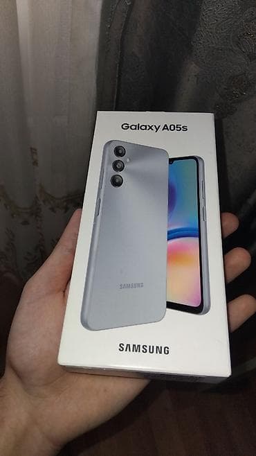 tecno pova 3: Samsung Galaxy A05s, 128 GB, rəng - Gümüşü, Barmaq izi — 1