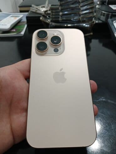 apple iphone x: IPhone 16 Pro, 256 GB, Qızılı, Simsiz şarj — 1