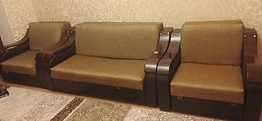 tek divan modelleri: İşlənmiş, Divan, 2 kreslo, Bazalı, Açılan — 3