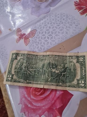 Электротранспорт: ABŞ 2 dollarlıq banknot – 1976 seriyası - Ön tərəf: Thomas Jefferson — 1