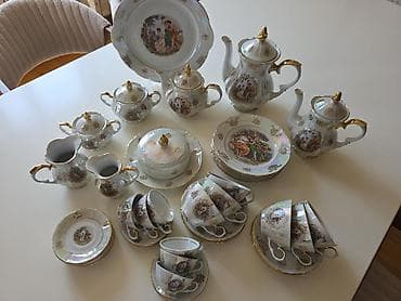 çay servizi: Çay dəsti, Farfor, Madonna, 6 nəfərlik, Almaniya — 3